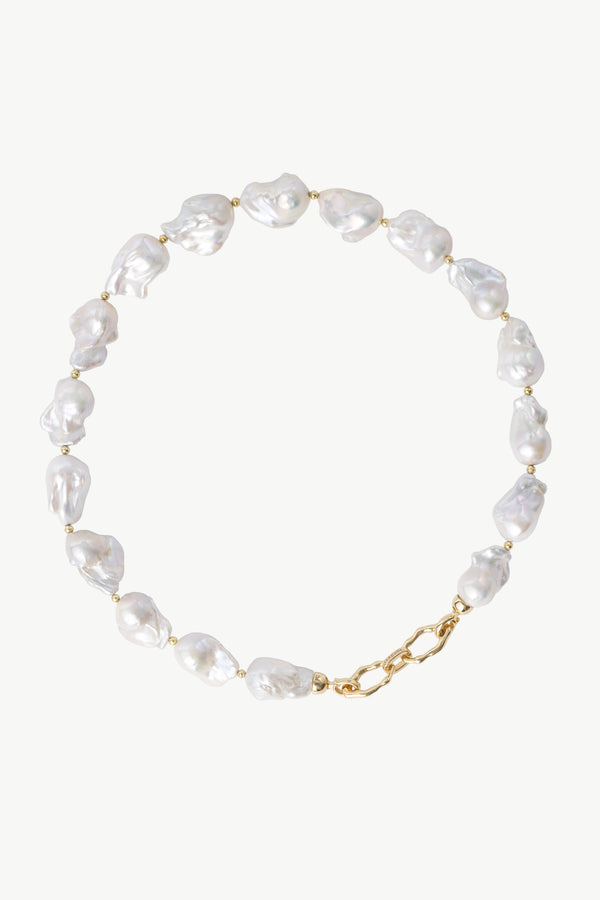 Marina Large Baroque Pearl Statement  Choker Necklace